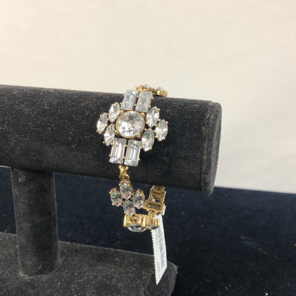 J.Crew NWT Large Crystal Bracelet
